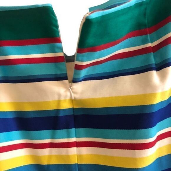 Talbots VTG Mod Striped Pencil‎ Skirt Size 10 - Picture 3 of 3